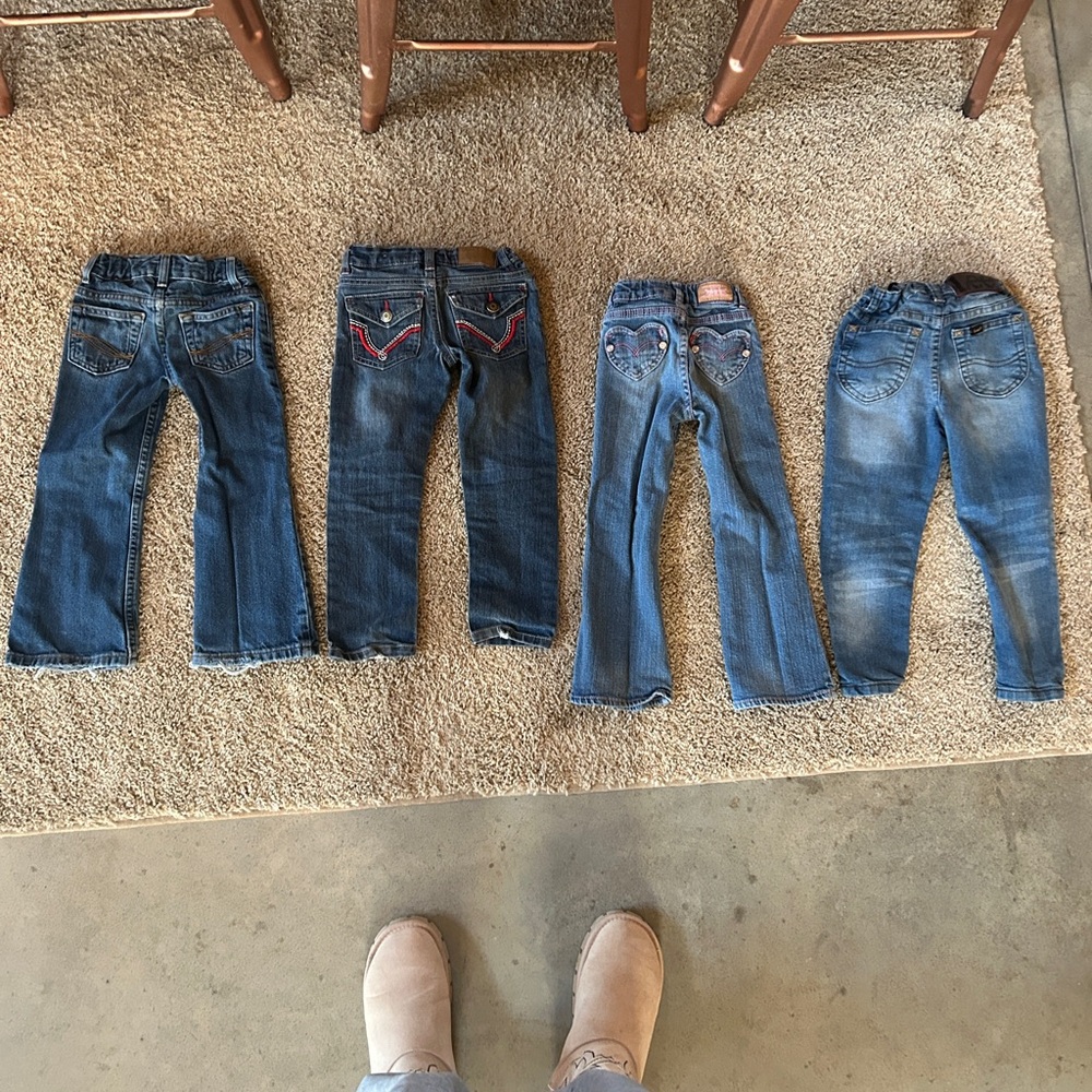 Multiples Kids Blue Jeans Set
